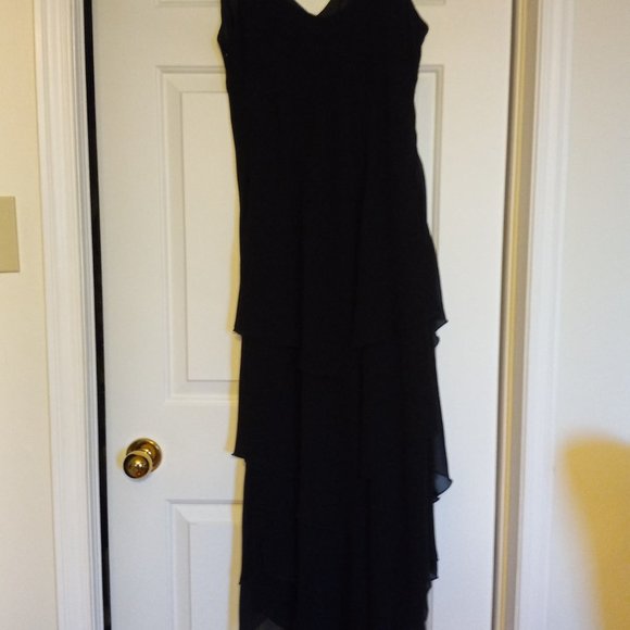 Black Dress with Beading, made in Italy - Picture 3 of 7